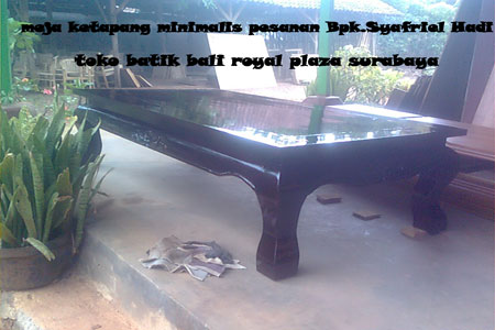 Meja Ketapang Indoor Furniture Toko Batik Bali Royal Plaza Surabaya